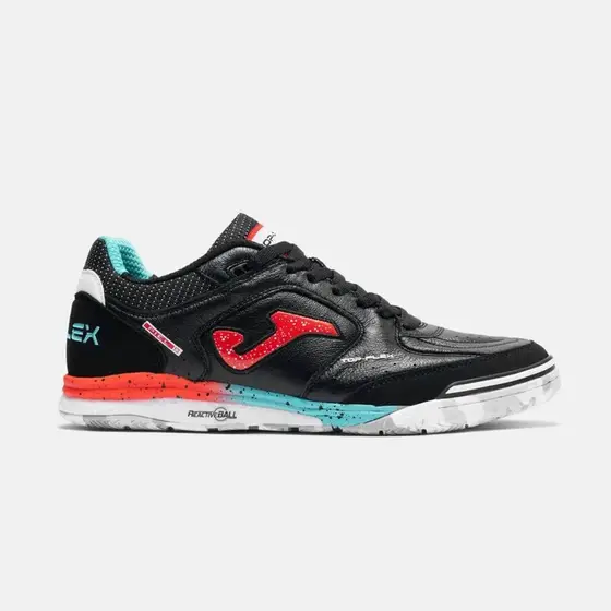 Chuteira Joma Futsal Top Flex Rebound Preto/Vermelho