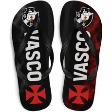 Chinelo Vasco do Brasil Cruzmaltino Time de Futebol Adulto Infantil 3 modelos