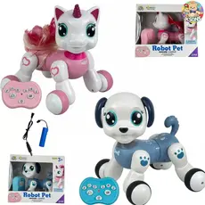 Cachorro Robô Com Bateria Recarregável De Controle Remoto Robôs Pet Dog Robot