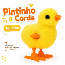 Pintinhos Amarelinho Divertido De Pelucia A Corda Infantil