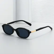 Unissex Moda Retro Oval Óculos De Sol 2026 Nova Chegada Minimalista De Armação Pequena Feminino Proteção UV