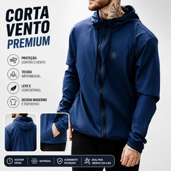 Jaqueta Corta Vento Impermeável masculino KRAKEN