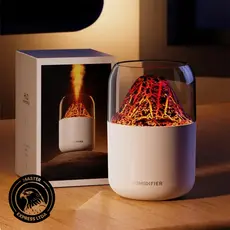 Umidificador Mini Crack Vulcão , Máquina de pulverização, USB, Pequeno, Silencioso Lâmpada Atmosfera