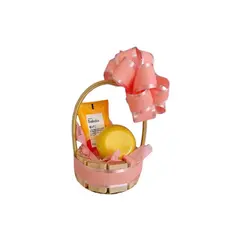 Kit Cesta De Madeira Mini 11cm Redonda Cesta Para Presente