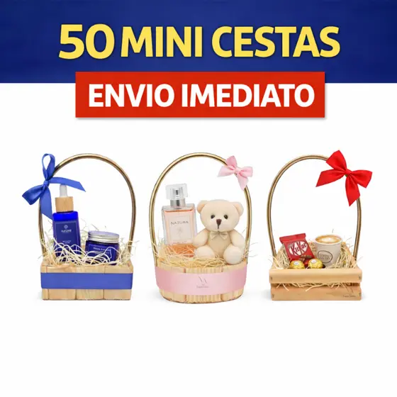 Kit 50 Cestas Mini Quadrada Oval ou Quadrada Vazada de Madeira Cesta Para Presente