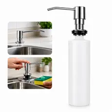 Dispenser Detergente Embutido Pia Cozinha 500ml Inox Sabão