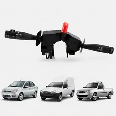 Chave Seta Ford Fiesta Sedan Courier 96-12 Sem Limpador Tras