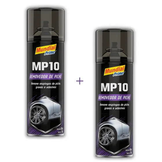 Kit C/2 Removedor Piche Cola Adesivo Película Graxa Asfalto Spray - Mundial Prime