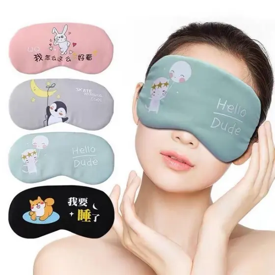 Kit de Máscaras de Dormir  - Máscaras Para Olhos Ideal Para Viagens/ Descanso e Sono Reparador
