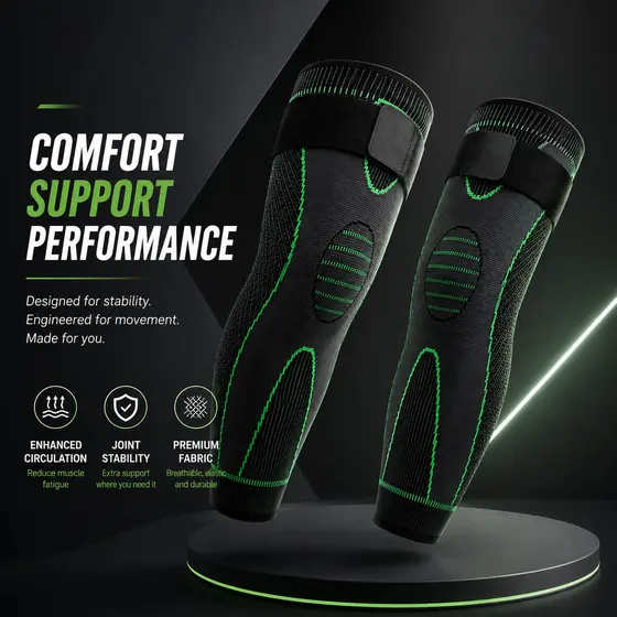 Kit 2 Joelheiras de Compressão Premium – Estabilidade, Alívio e Performance para Esportes e Uso Diário---WYL