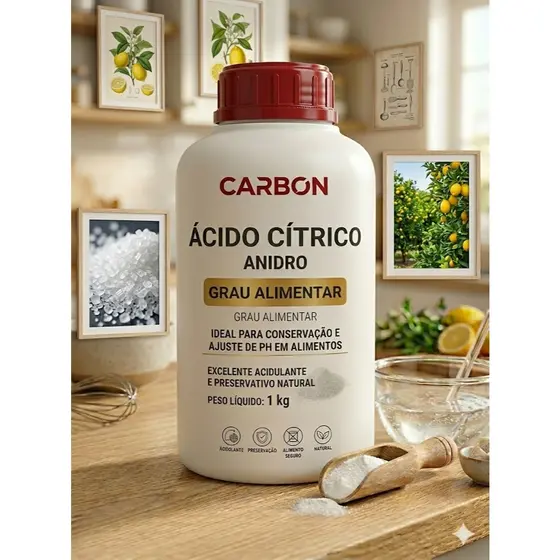 Ácido Cítrico Anidro 1kg