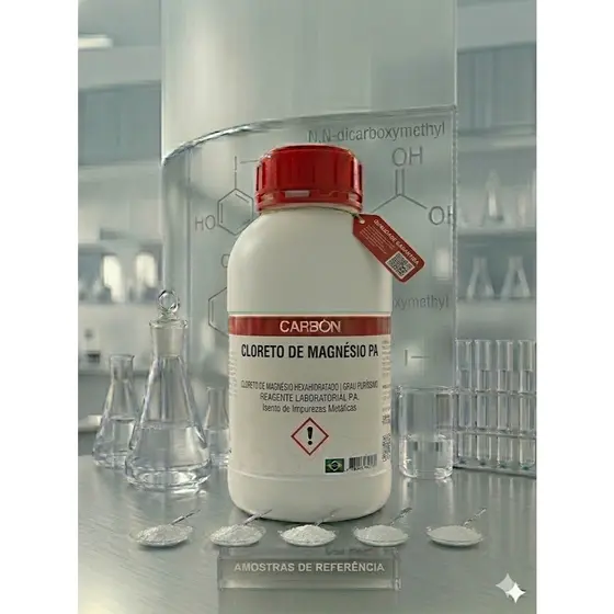 Cloreto de Magnésio PA Grau Puríssimo 500G