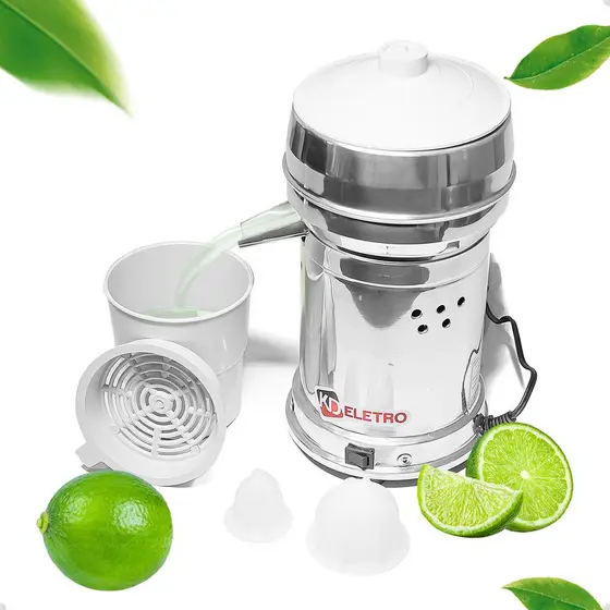 Extrator Espremedor Aluminio Médio Profissional de  Laranja Frutas Sucos Bares Restaurantes Cozinhas