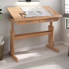 Escrivaninha Mesa de Desenho Olivia em Madeira Maciça