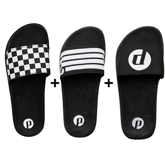 Kit Chinelo Masculino Feminino Slide Calce Fácil Macio