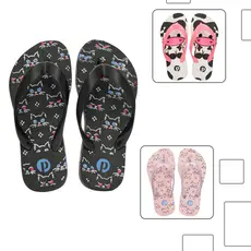 Kit Chinelo Infantil Confortável Antiderrapante Estampado