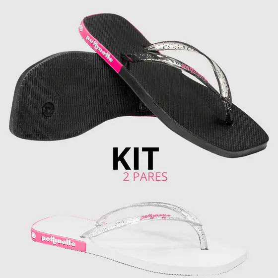Kit Chinelo Feminino Traserinha Personalizado Macio Leve