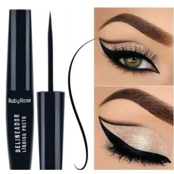 Ruby Rose Beleza Para Olhos Delineador Líquido Preto HB 8406