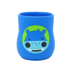 Copo Anatômico em Silicone 120ml Hipopótamo - Marcus & Marcus