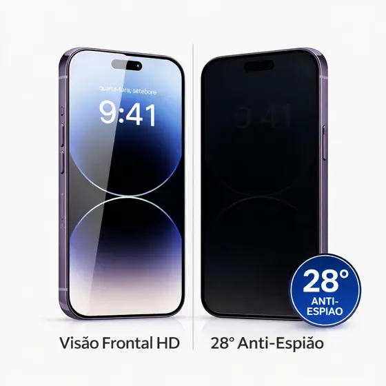Película de video para Privacidade iPhone 11/12/13/14/15 /16/17PRO MAX/XR/XS MAX Todos Modelos Privacidade Para Ios