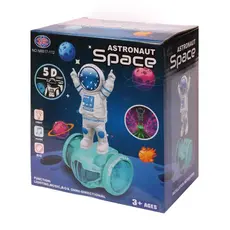 Brinquedo Astronauta Elétrico Movimenta Com Som E Luz Led