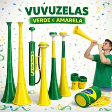 Vuvuzela e Buzina para Torcida – Corneta de Torcedor para Jogos