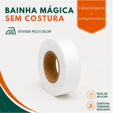 Bainha Mágica Instantanea Dupla Face Fita Termocolante Faça Barras de Calças Vestidos Saias Cortinas