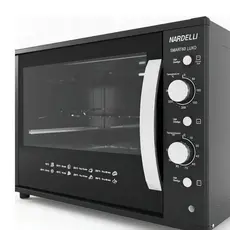 Forno Elétrico Bancada Nardelli  60L C/ Espeto Giratório Preto Smart60 Luxo