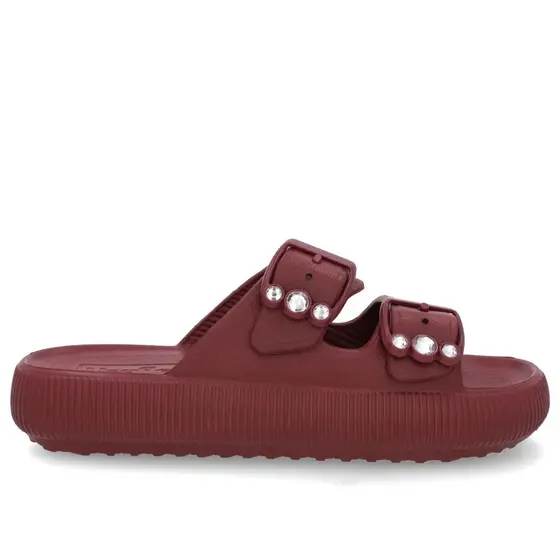 Chinelo Usaflex Poofy Slide Birken Strass AL4401