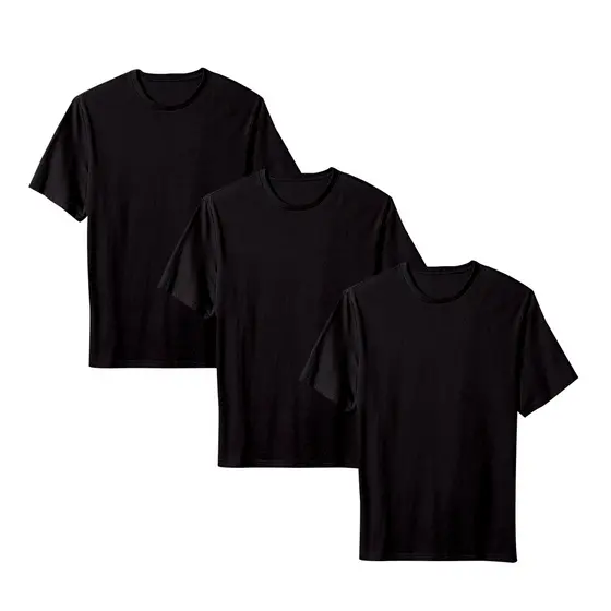 Camiseta Masculina Lisa Poliéster – Leve, Durável e Confortável para o Dia a Dia Casual