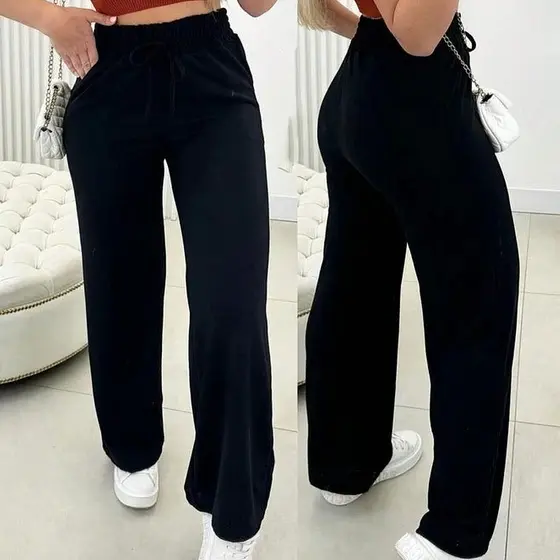 Calça Feminino alfaiataria Quentinho e Estiloso – Calça Pantalona Inverno c/ Bolsos  Kit ou Unitário
