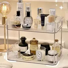 Organizador Multiuso Prateleira Diamante Acrílico Porta Maquiagem Perfumes Cosmeticos