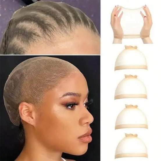 Kit 4un Touca Wig Cap Invisivel HD  Para Laces Perucas