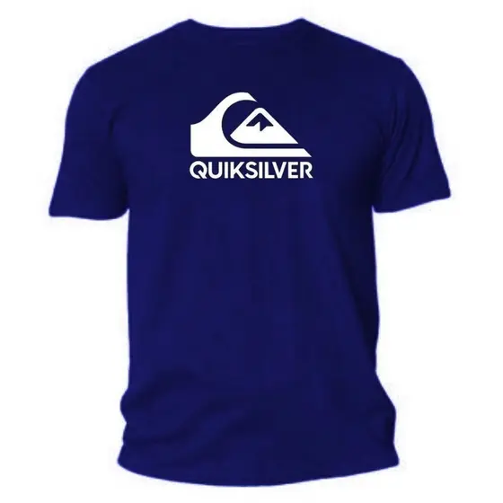 Camiseta Masculina Quiksilver 100% Algod茫o Envio Imediato