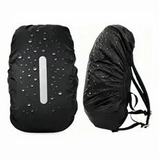 Capa Para Mochila De Chuva Refletiva Impermeável Protetora Para Motoboy Mala Anti Poeira Ajustável