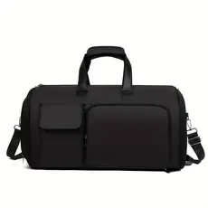Bolsa de Viagem Porta Terno 2 em 1 Mala Dobrável Impermeável para Roupas Vestidos Ternos Mala Mão