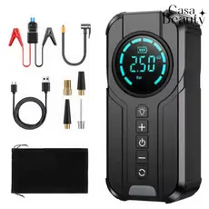 Bomba De Ar Auxiliador de Partida De Carro 4 Em 1 Multifuncional Compressor Power Bank CASABEAUTY