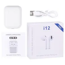 Fone de Ouvido Sem Fio i12 Tws Bluetooth 5.0 Com Touch