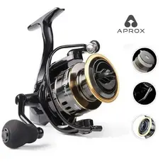 Molinete de Pesca  Metal EVA HD1000-7000 com Arraste 10kg para Água Salgada e Mar alta qualidade