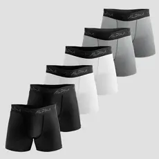 Kit 6 Cuecas Cotton Masculinas Dry Academia - Alpha Co