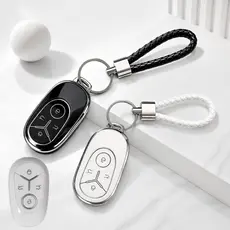 Capa de Chave Geely EX2 em TPU Premium com Chaveiro Resistente e Elegante