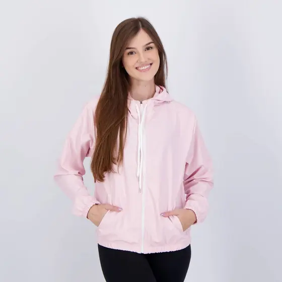 Jaqueta Selene Corta Vento Feminina Rosa