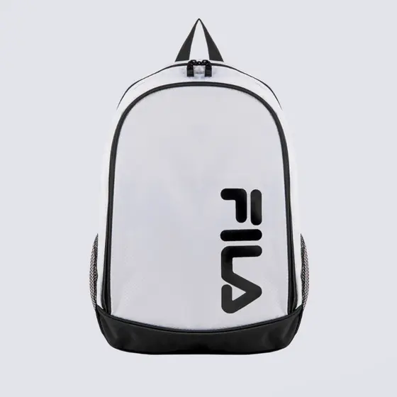 Mochila Fila College Letter Branca e Preta