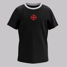 Camisa Vasco Surdir Infantil Preta