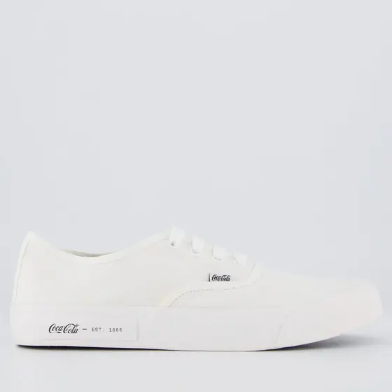 Tênis Coca Cola Kick Summer Feminino Branco