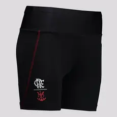 Bermuda Flamengo Viço Feminina Preta