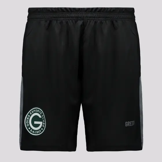 Calção Gr33n Goiás Goleiro 2024 Preto