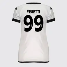 Camisa Kappa Vasco Supporter Graphik Feminina Branca e Preta 99 Vegetti