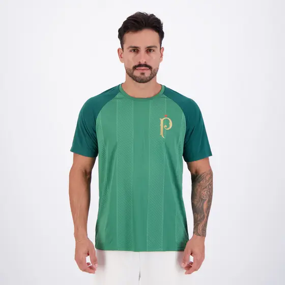 Camisa Palmeiras Palestra Raglan Verde