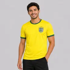 Camisa Brasil Canarinho Amarela